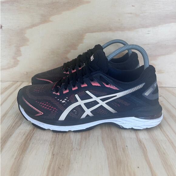 Asics - GT-2000 7 - Running Shoes - Black/Pink - Women's - 8 - 1012A147 - Picture 3 of 9